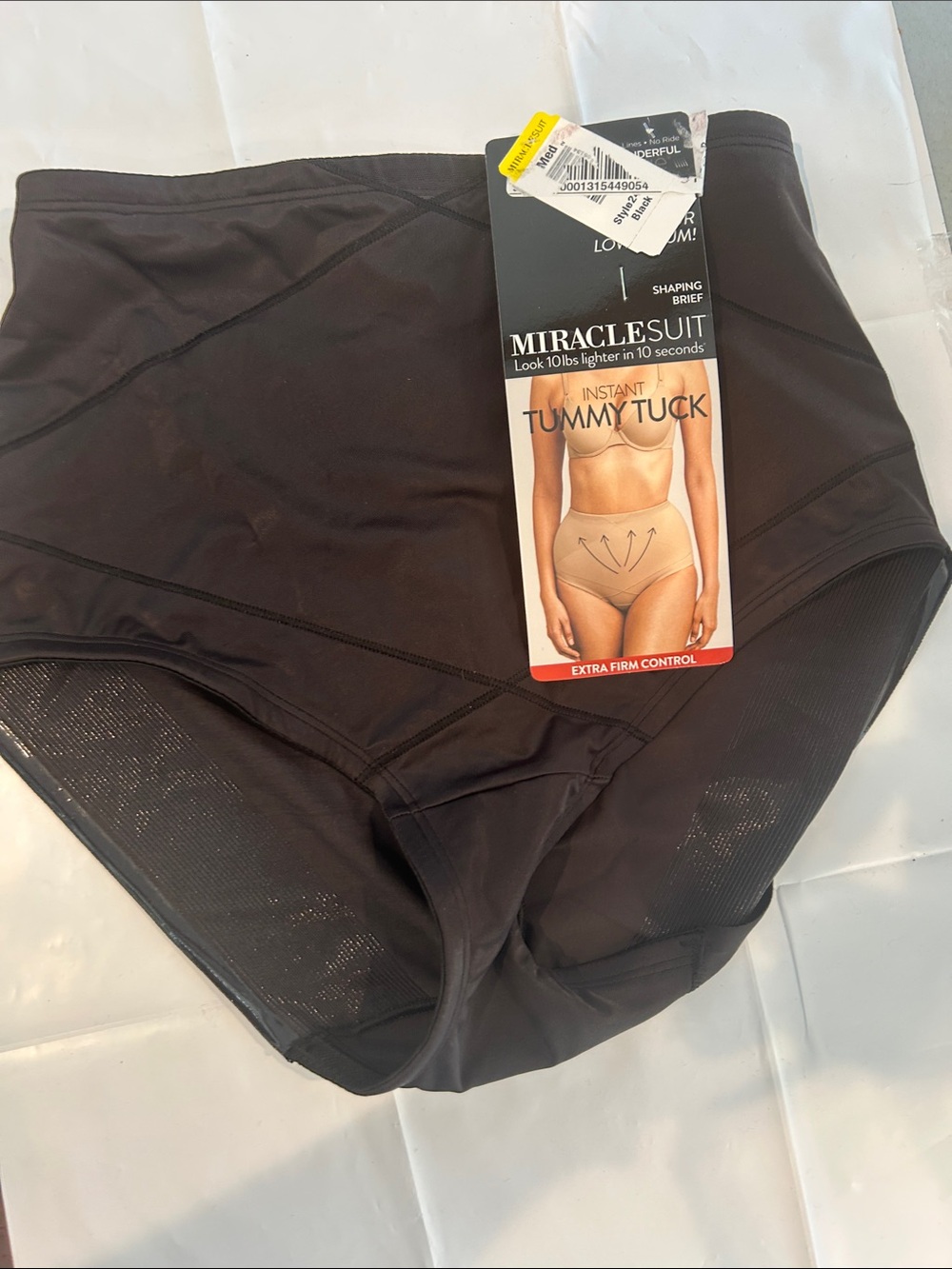 Miraclesuit Instant Tummy Tuck Shaping Brief - Black